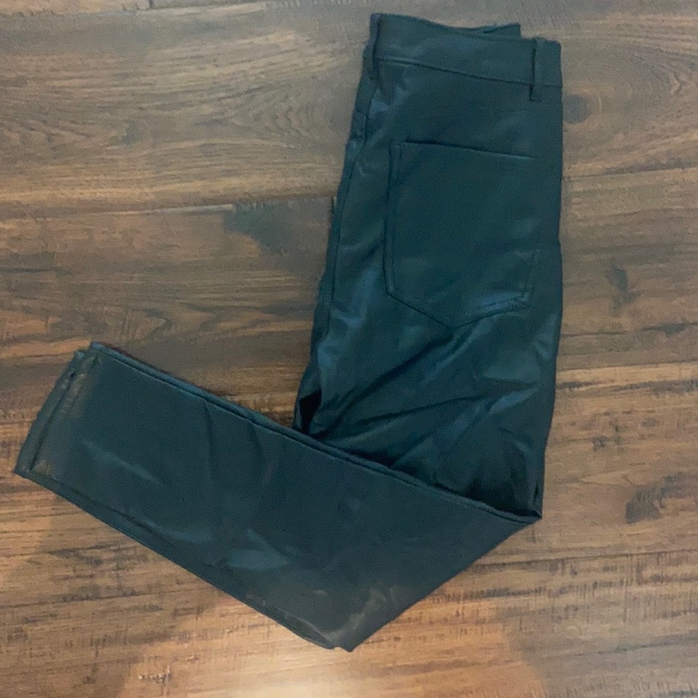 EXPRESS high rise skinny leather pants